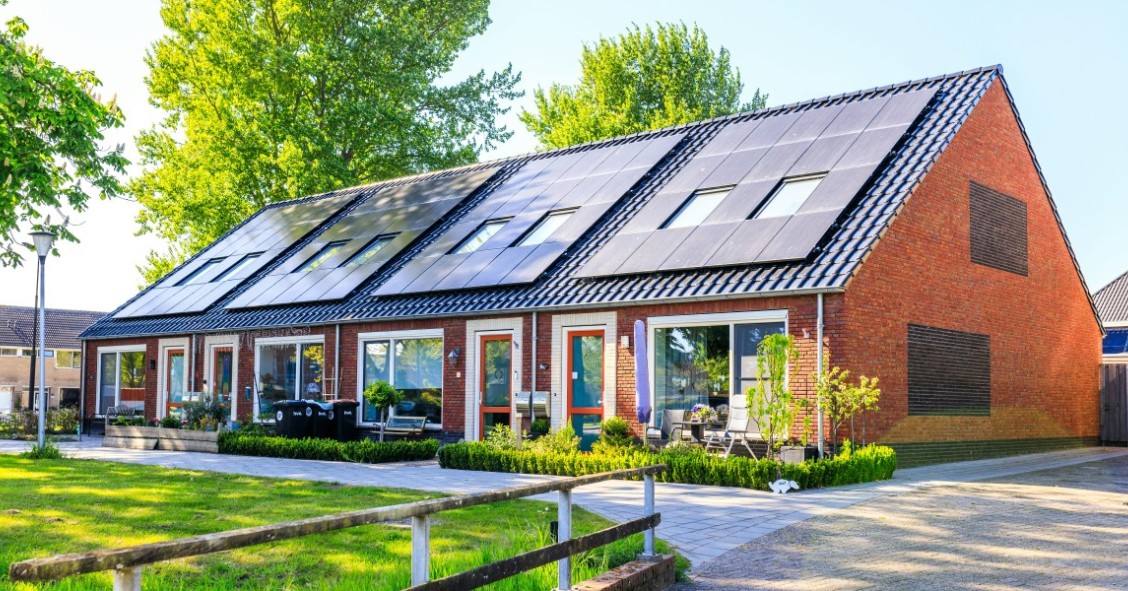 casas prefabricadas con paneles solares