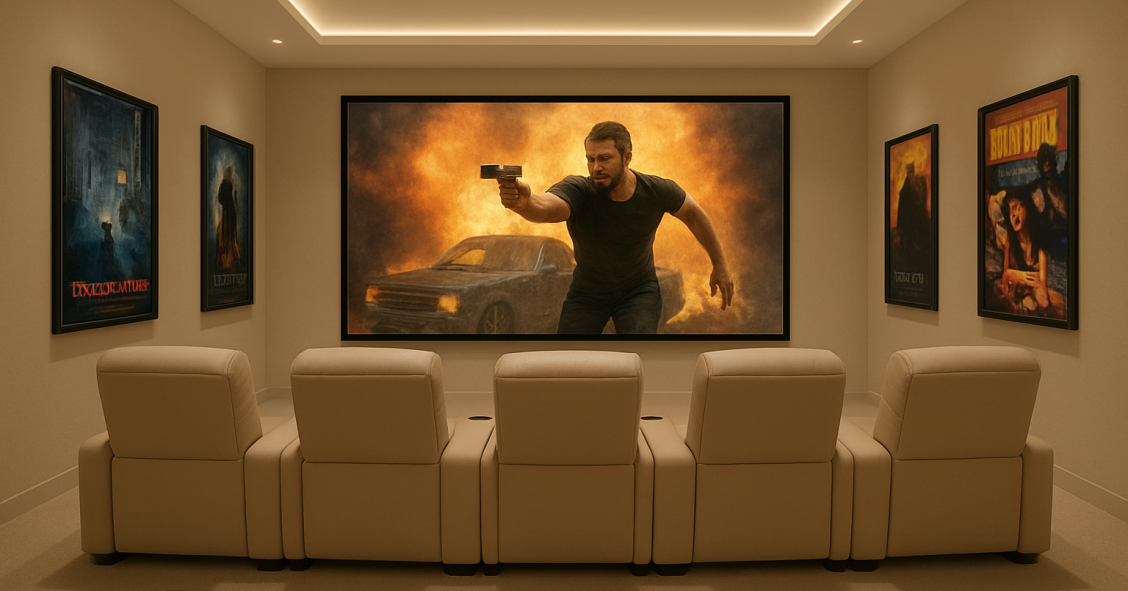 Sala de cine en casa