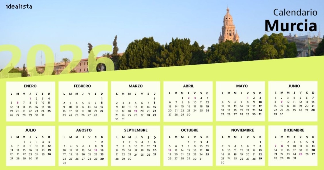 Calendario laboral Murcia 2026