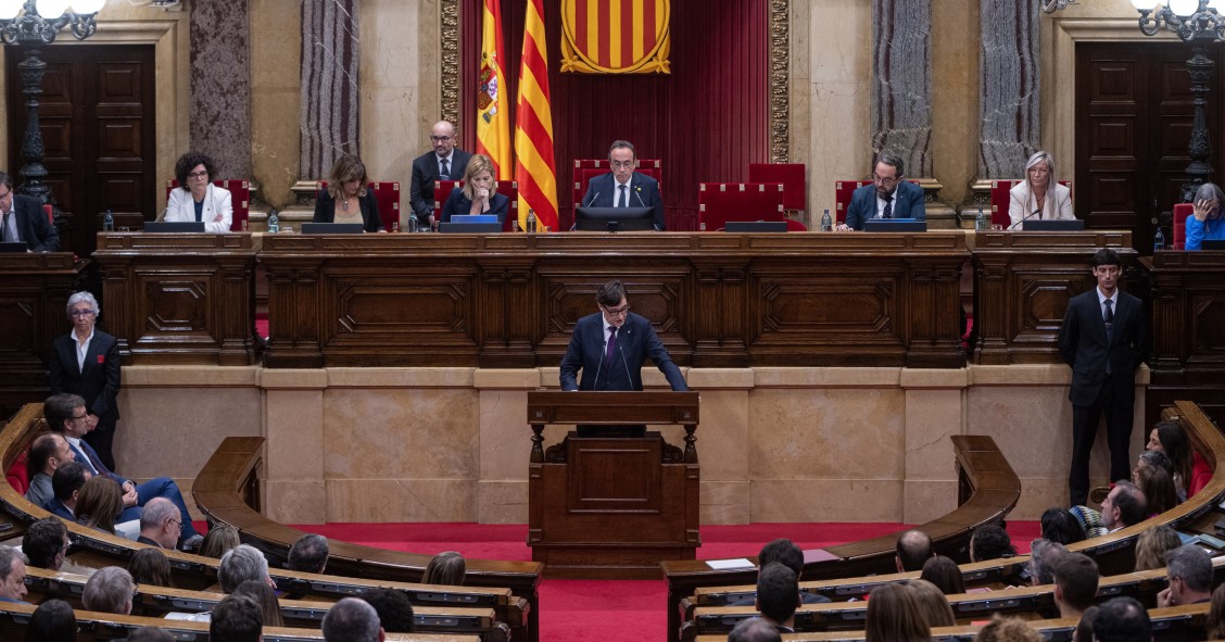 Debat de Política General (DPG) al Parlament el 8 d'octubre del 2024 marcat pels debats sobre la regulació dels lloguers de temporada.