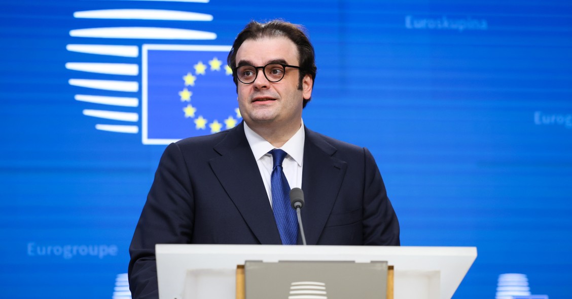 Archivo - El ministro de Finanzas griego y presidente del Eurogrupo, Kyriakos Pierrakakis