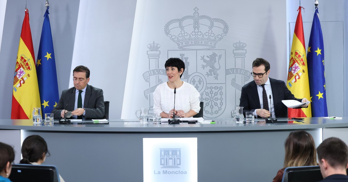 Rueda de prensa tras el primer Consejo de Ministros del año