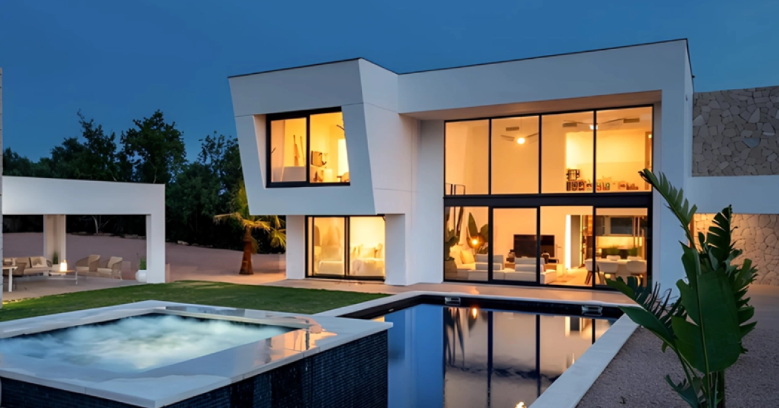 Casa prefabricada de dos plantas