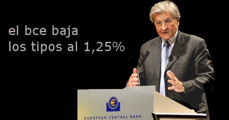 jean claude trichet, presidente del bce El bce baja los tipos al 1,25%: conoce cómo te afecta
