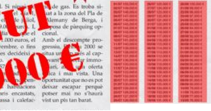 La subasta a la baja de un piso acaba en venta tras un descuento del 50%