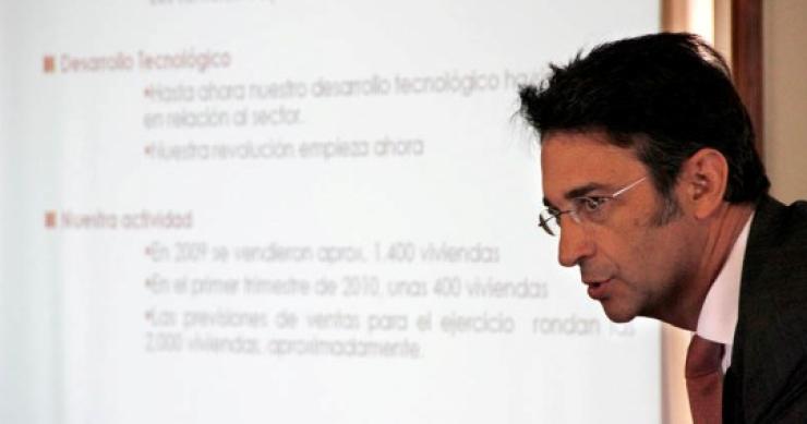 luis corral, fundador de foro consultores, en un momento de la presentación de su nueva web Foro consultores prevé que se dispare la oferta de pisos de bancos