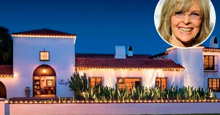 Diane Keaton rebaja dos millones (un 15%) el precio de su mansión de Beverly Hills (fotos)