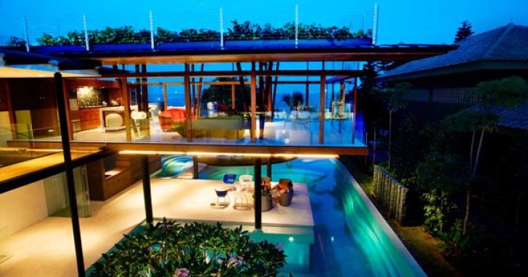 Villa exclusiva mimetizada con la naturaleza (Singapur)