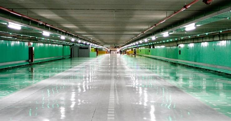 Paseo fotográfico por el nuevo aparcamiento subterráneo de la calle serrano de Madrid (fotos)