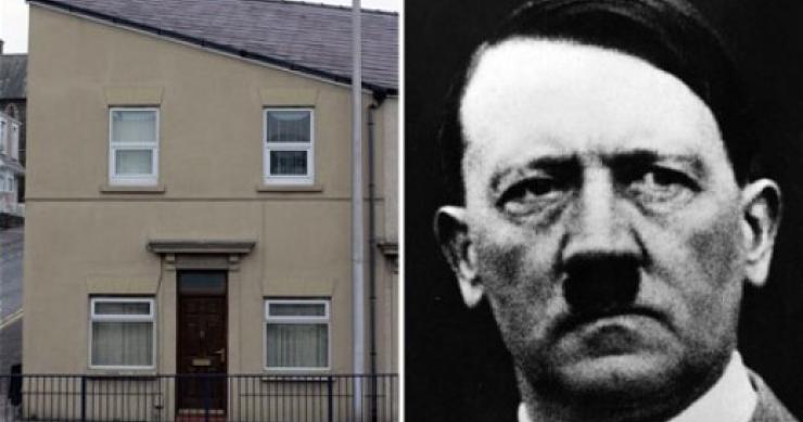La casa que se parece a hitler (foto)