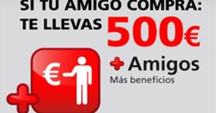 Santander dará 500 euros al que consiga un amigo que compre un piso del banco