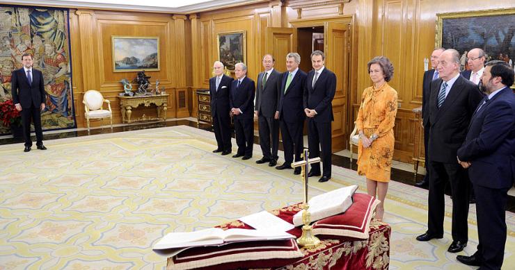El primer día de Rajoy como presidente, en fotos