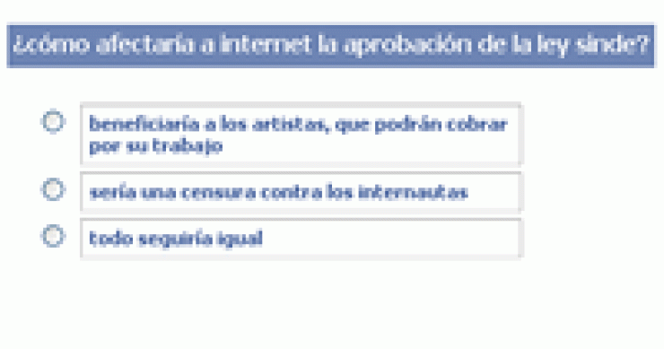 Encuesta: ¿Cómo afectaría a Internet la aprobación de la ley sinde?
