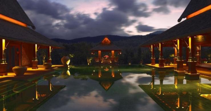 Santuario de lujo en los alrededores del himalaya 