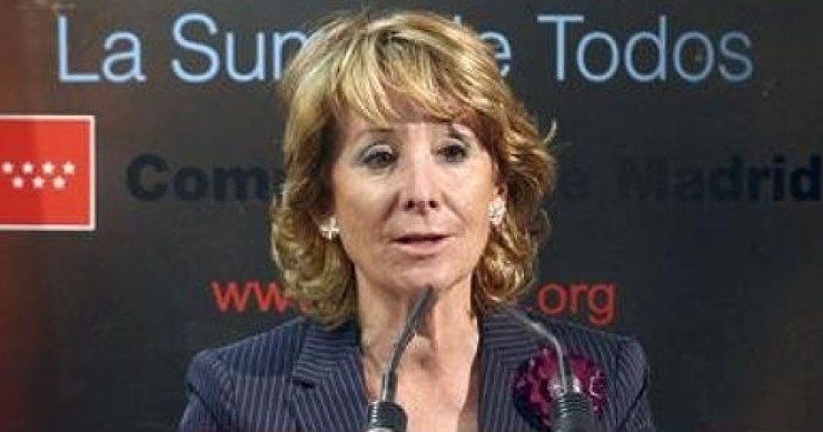 esperanza aguirre, presidenta de la comunidad de madrid Madrid modifica la ley del suelo y reduce el espacio mínimo que debía destinarse a vpo
