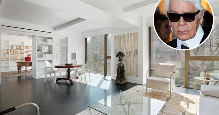 Karl Lagerfeld vuelve a sacar a la venta su apartamento de diseño en Manhattan