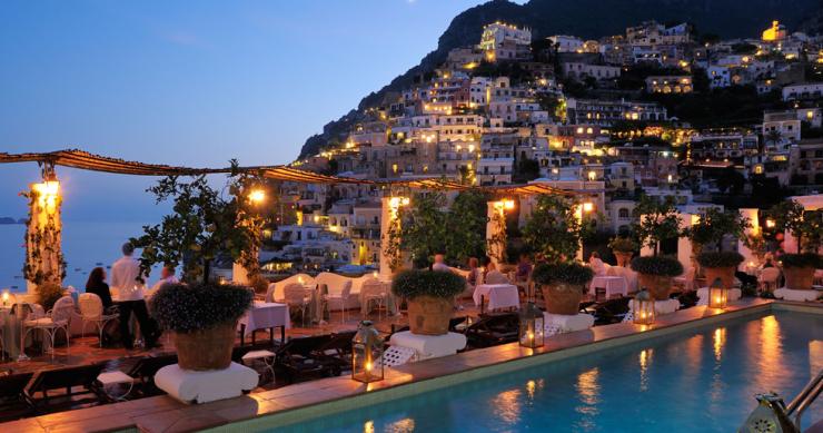 Hoteles con encanto: "le sirenuse", un hotel para admirar el mar tirreno y las puestas de sol