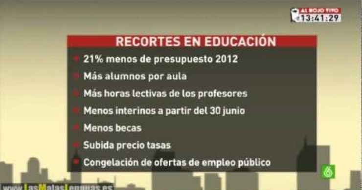 Wert: "quien no paga la educación es porque no quiere"