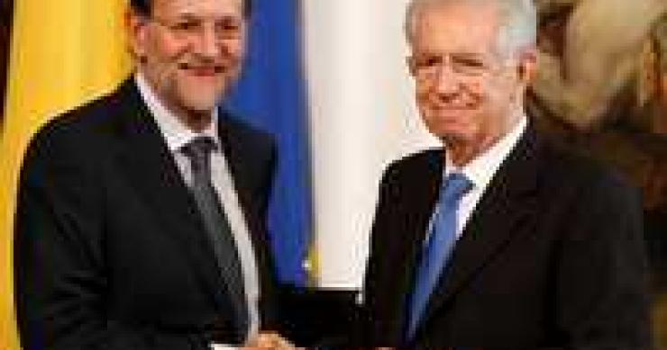 Monti invita a Rajoy a la reunión de roma con merkel y hollande