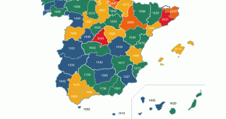 El precio de la vivienda nueva cae un 5,5% y se hunde ya un 30,1% (mapa)