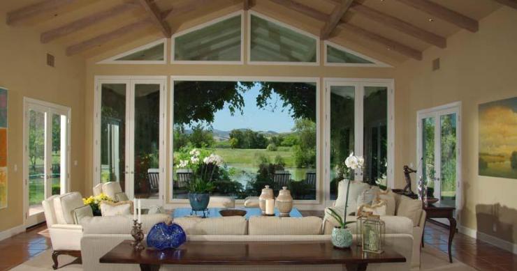 Casa de ensueño: una mansión para los amantes del golf y el vino en california