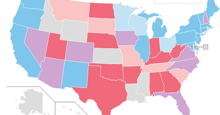 Imagen del día: intención de voto de los estadounidenses en las próximas elecciones