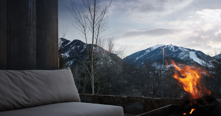 Casas de ensueño: una villa minimalista en las montañas de aspen en colorado