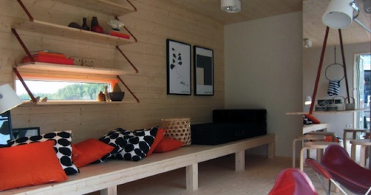 Una casa flotante sobre el agua (fotos)