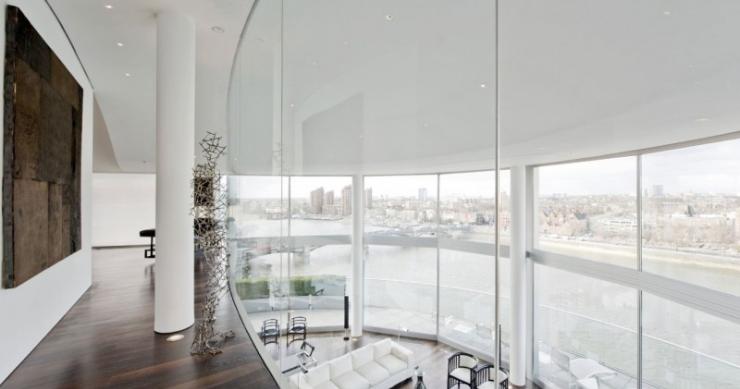 Casas de ensueño: un espectacular ático frente al río támesis en londres