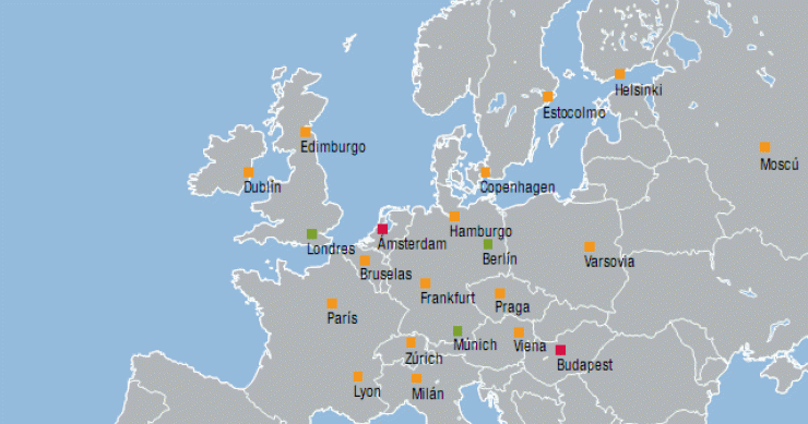 Imagen del día: perspectivas de inversión inmobiliaria en las principales ciudades europeas