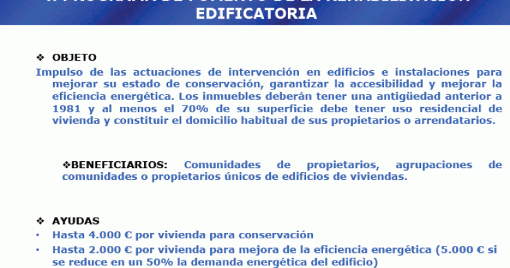 Nuevas ayudas para alquilar y rehabilitar viviendas