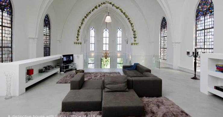 Casas de ensueño: metamorfosis de iglesia a vivienda en holanda