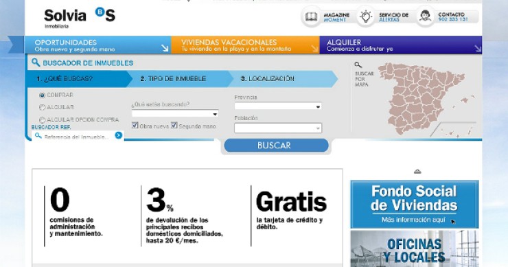 Solvia sube el precio de algunas viviendas tras detectar una "elevada" demanda