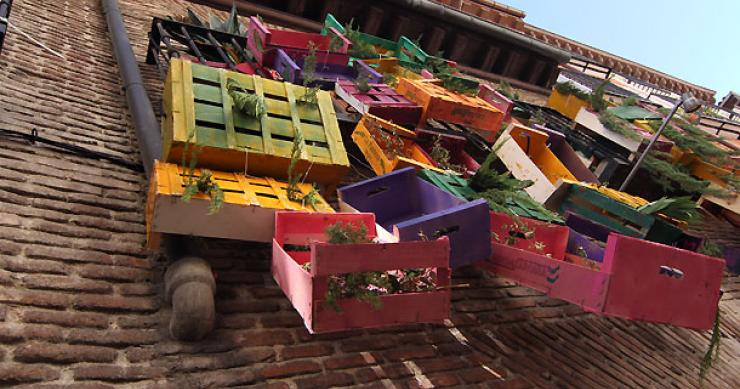 La decoración invade la calle: así se convierte el centro de Madrid en una enorme galería de arte