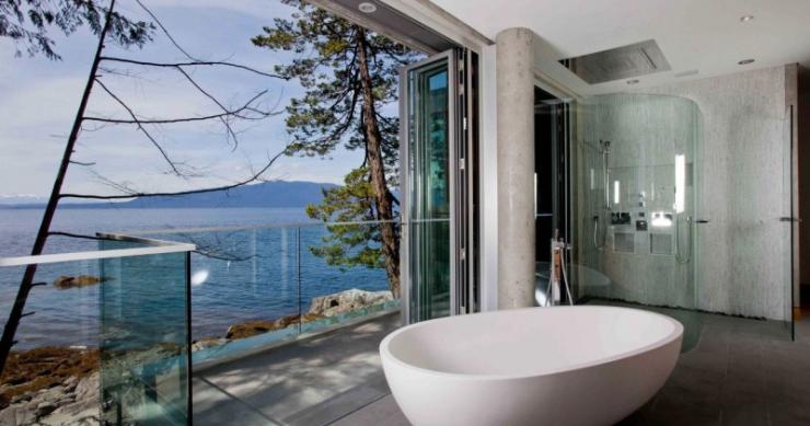 Casas de ensueño: una finca bucólica en medio de una bahía en canadá