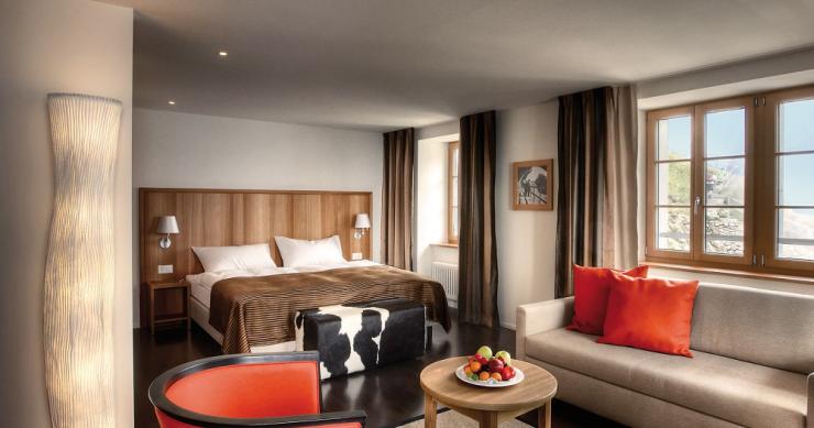 Hoteles con encanto: un enclave en las montañas suizas al que se accede con un tren cremallera