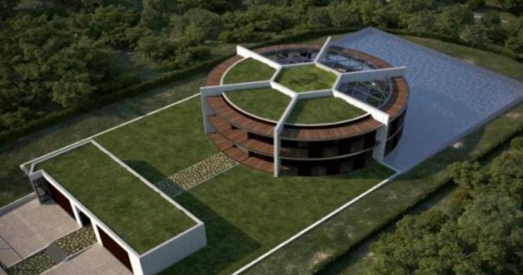 Así es la impresionante (pero falsa) mansión futbolera que un arquitecto español le ha diseñado a messi