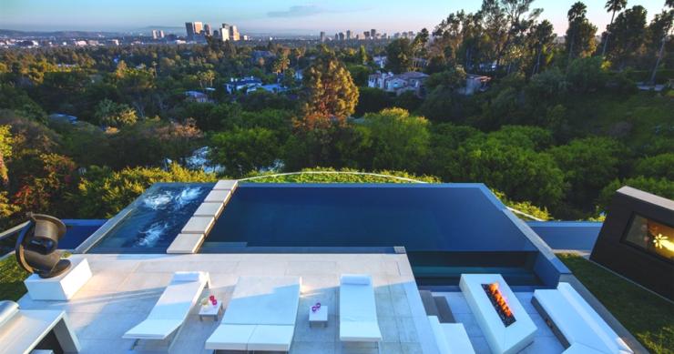 Casas de ensueño: una isla "flotante" con vistas a beverly hills (los ángeles)