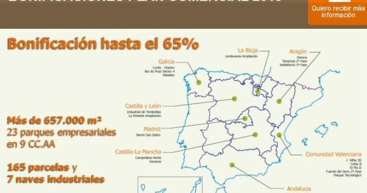 Fomento lanza un plan para vender suelo industrial desde 30 euros por m2