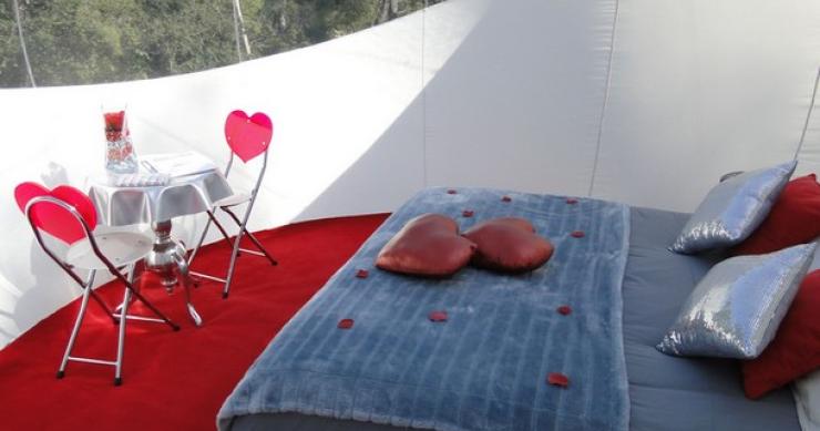 Hoteles con encanto: el placer de dormir bajo las estrellas dentro de una burbuja