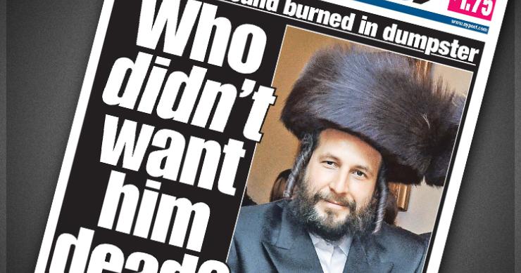 la polémica portada del new york post sobre la muerte de menachem stark El misterioso asesinato del casero neoyorquino “al que todo el mundo quería ver muerto”