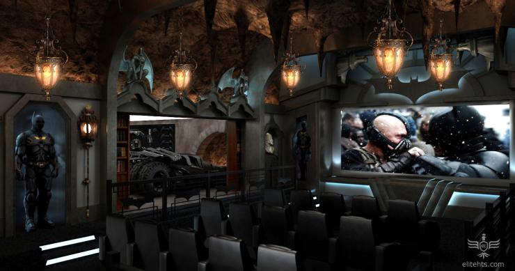 Las ideas más extravagantes para hacer un cine en casa: de la cueva de batman a una villa francesa (fotos y vídeos)