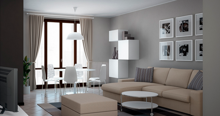 Renovación 'low cost': cómo convertir una sala de estar fría e impersonal en un salón lleno de color por poco dinero