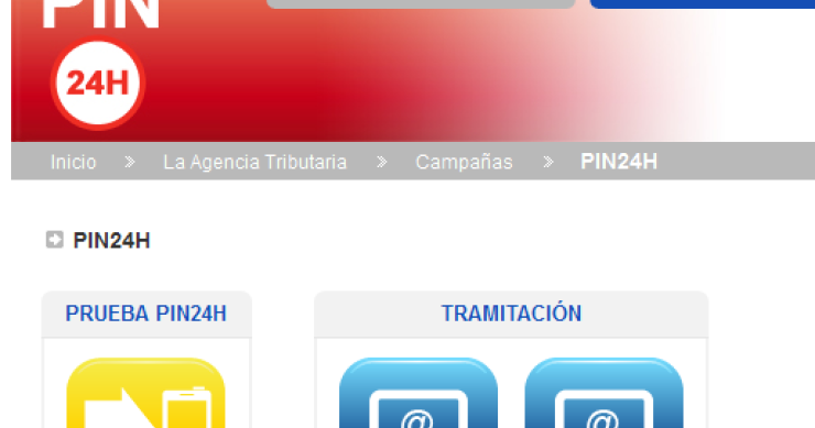 Pin24 horas: este año la declaración de la renta 2014 se hace en 24 horas y por Internet