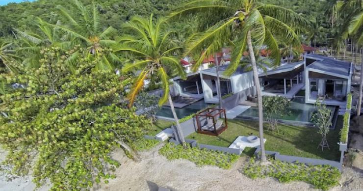 Casas de ensueño: una mansión exclusiva rodeada de palmeras en Tailandia