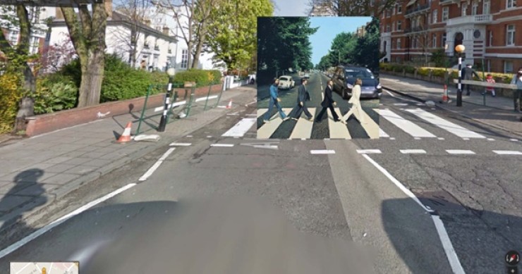 Música en la calle: google street view pone en su sitio las portadas de discos legendarios