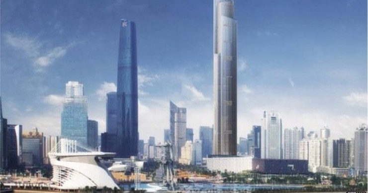 De 0 a 440 (metros) en sólo 43 segundos: el ascensor más rápido del mundo alcanzará los 72 km/h