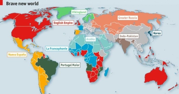 Imagen del día: como sería el mundo si todos los países utilizarán el argumento del idioma de Rusia para reclamar Ucrania