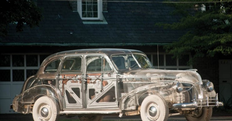 Un coche totalmente transparente (fotos)