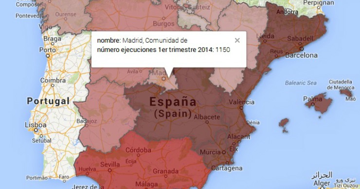 El 63% de las ejecuciones hipotecarias del primer trimestre corresponden a préstamos concedidos entre 2005 y 2008